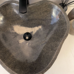 Каменная раковина из речного камня RS-05380 (53*49*15) 0857 из натурального камня