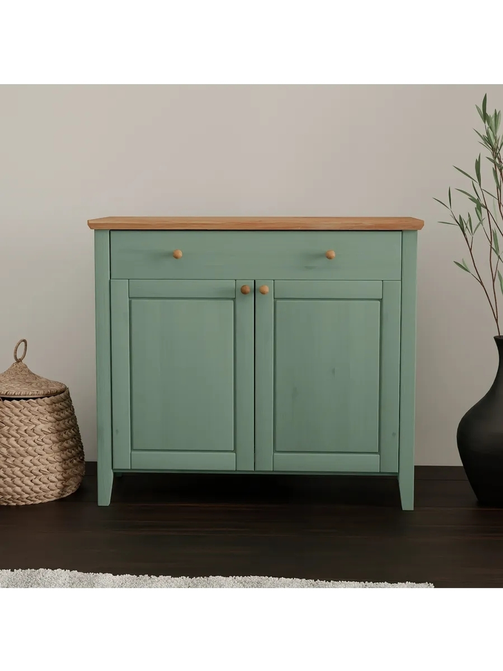 Комод с ящиками Саргас, для одежды деревянный, массив сосны