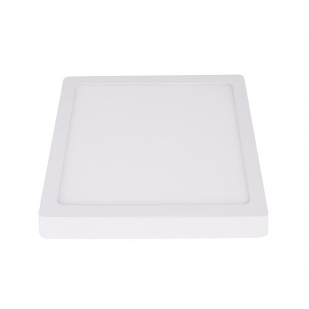 Светильник светодиодный ЭРА LED 9-18-4K квадратный накладной LED 18W 220V 4000K, белый | Downlight