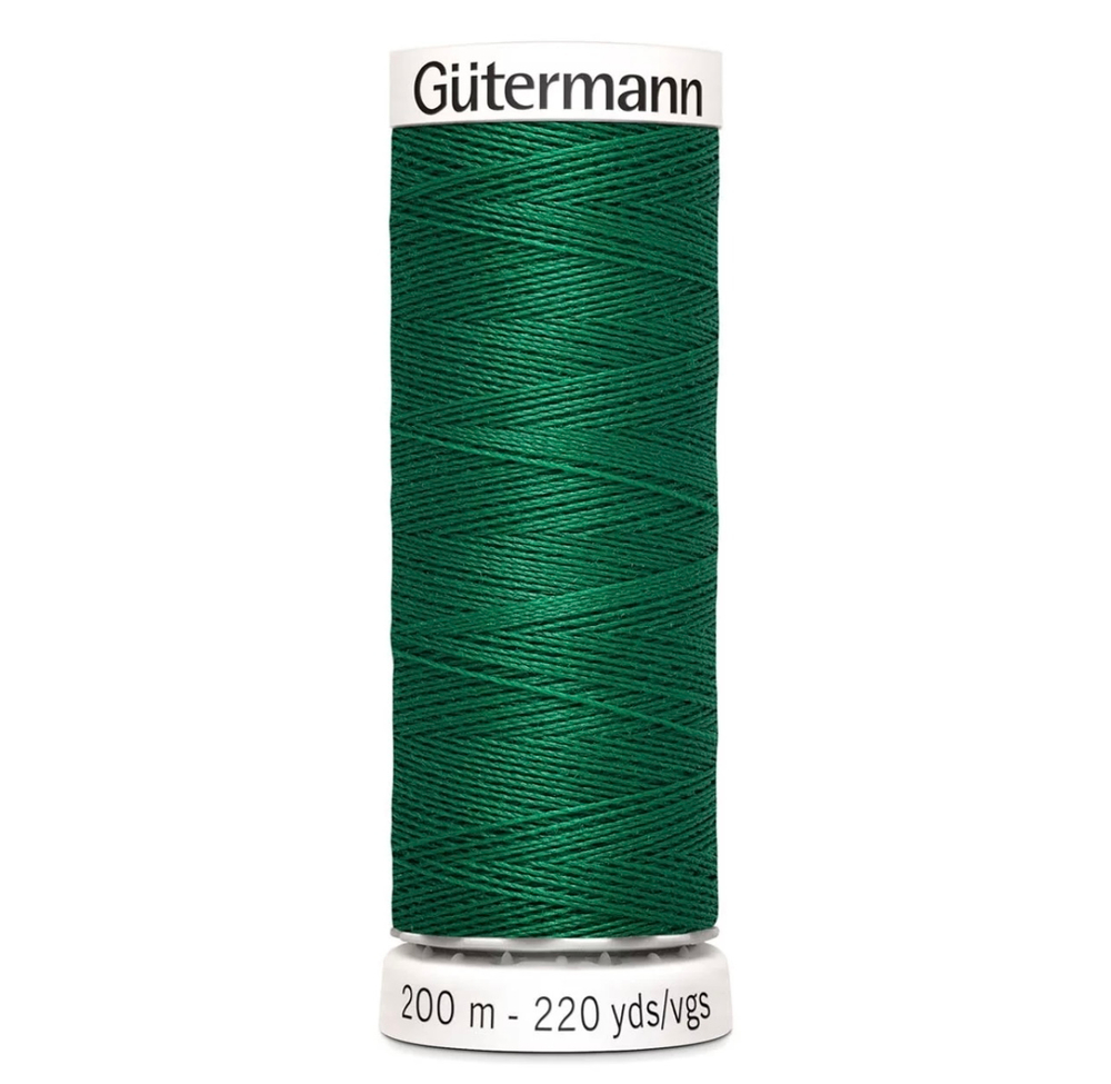 Нить Sew-All 200 м, Gutermann, 402 изумрудно-зеленый