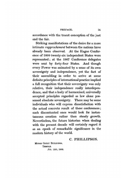 Two Studies In International Law (1908) | Coleman Phillipson