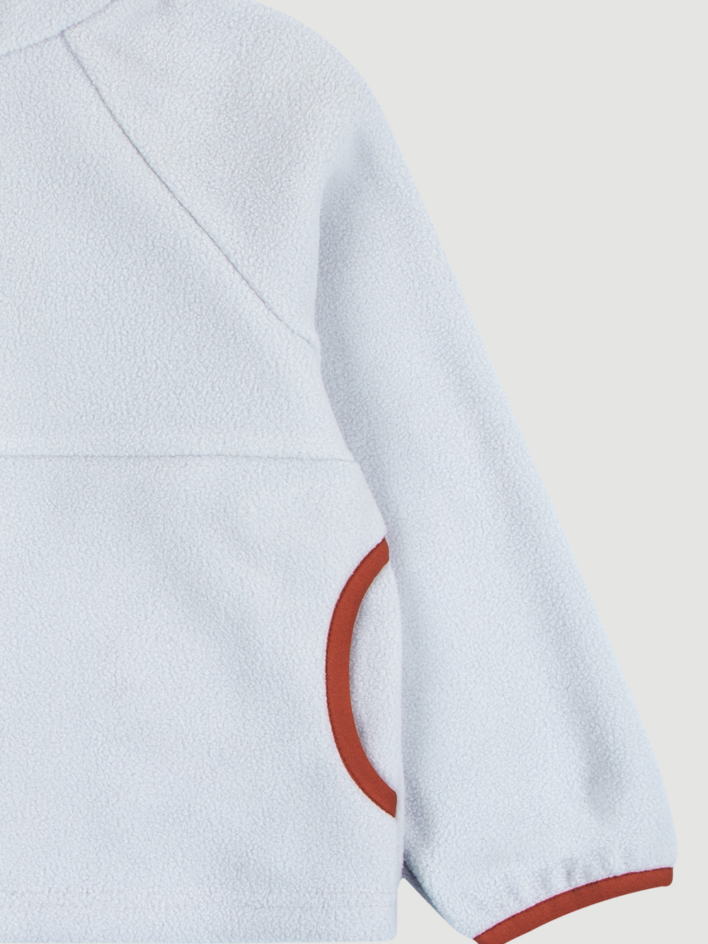 Флисовая куртка на молнии Mjölk Серебро