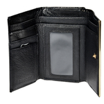 Кошелёк женский лаковый Coscet нат.кожа CS18-02B