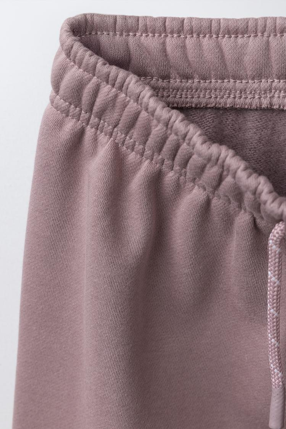 ZARA БРЮКИ WIDE LEG ИЗ МЯГКОЙ ТКАНИ, РОЗОВАТЫЙ