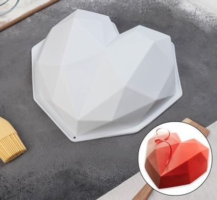 Силиконовая форма для выпечки и муссовых десертов 21,5*20см