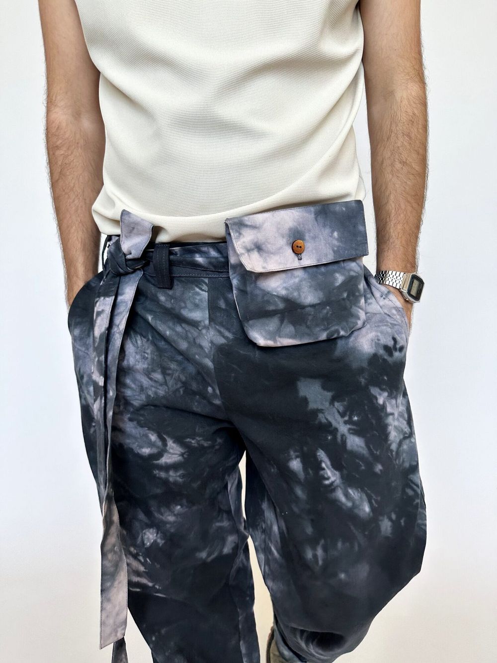 Брюки Tishi.Ti Хакама графитовые