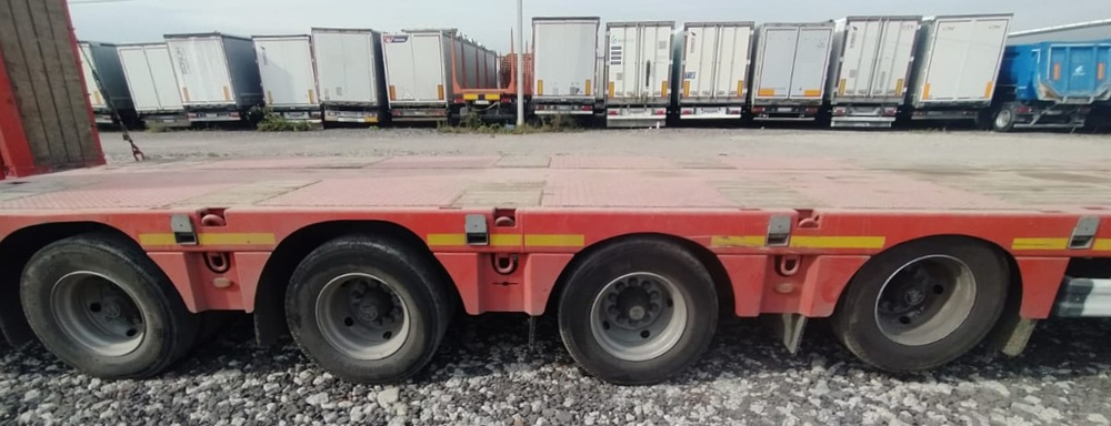 ISO PAKCS LOWBED Полуприцеп тяжеловоз 4 оси LOWBED (Раздвижной)