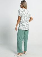 Костюм брючный Наше лето (мятно-молочный) К15717-8М LT Collection