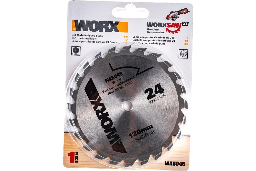 Пильный диск твердосплавный WORX WA5034