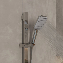 Лейка для душа Milardo ILS1FCSM18 "Ideal Spa" квадрат, 1 режим, ХРОМ, коробка