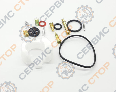 Ремкомплект карбюратора для двигателя 168F (GX160, 6-7 л.с.)
