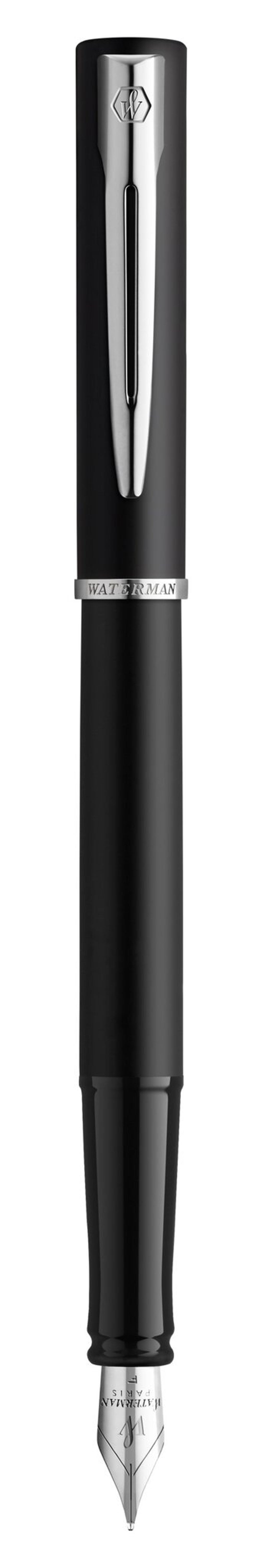 Перьевая ручка Waterman GRADUATE ALLURE, цвет: черный, перо: F