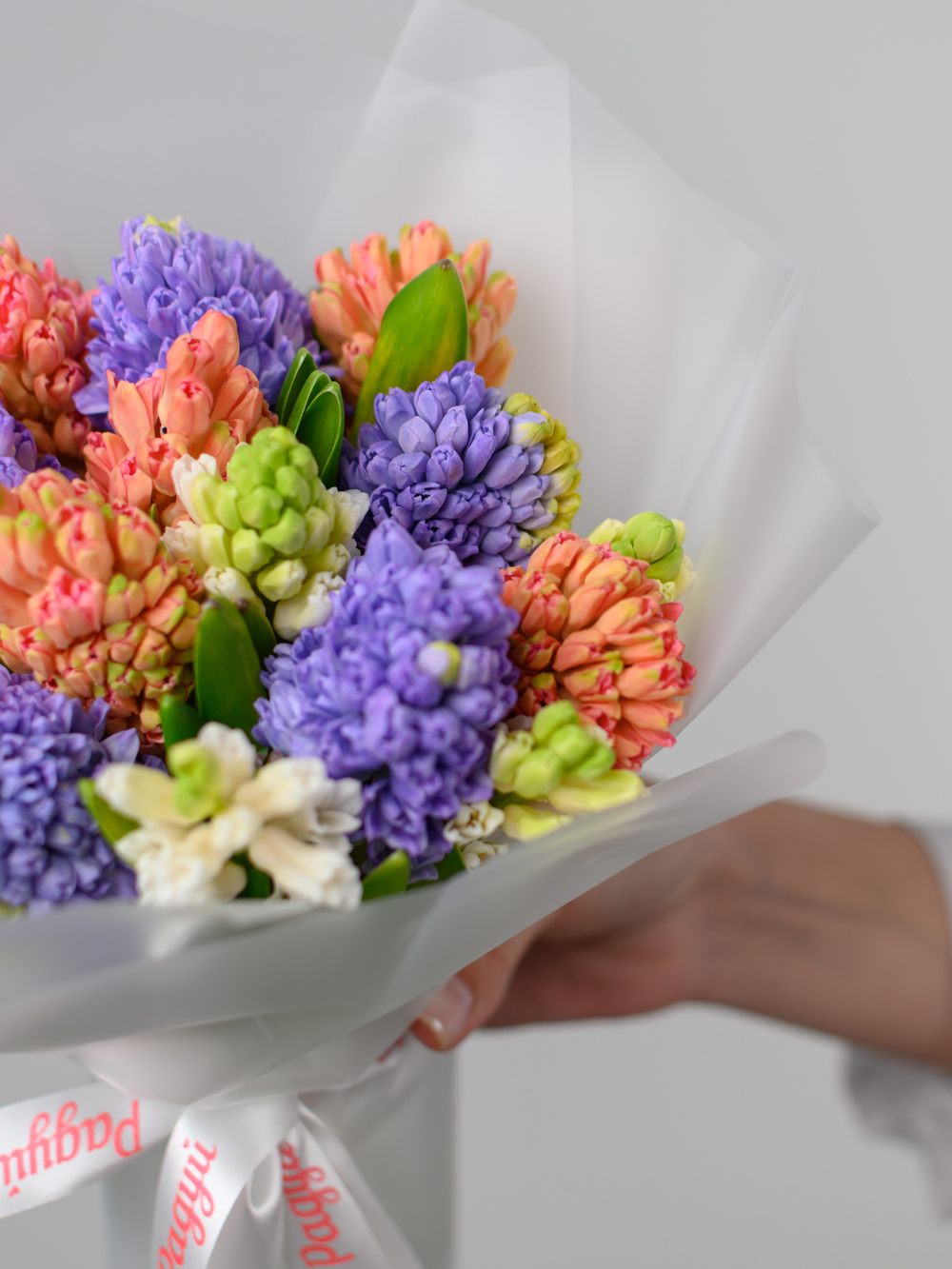 Монобукет из Гиацинтов