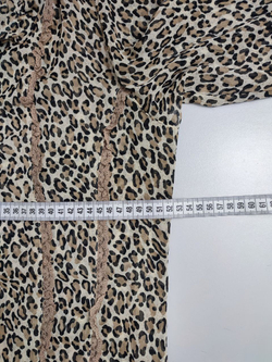 Рубашка с леопардовым принтом 46 размер