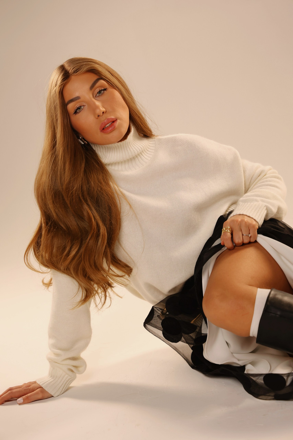 Юбка в горох