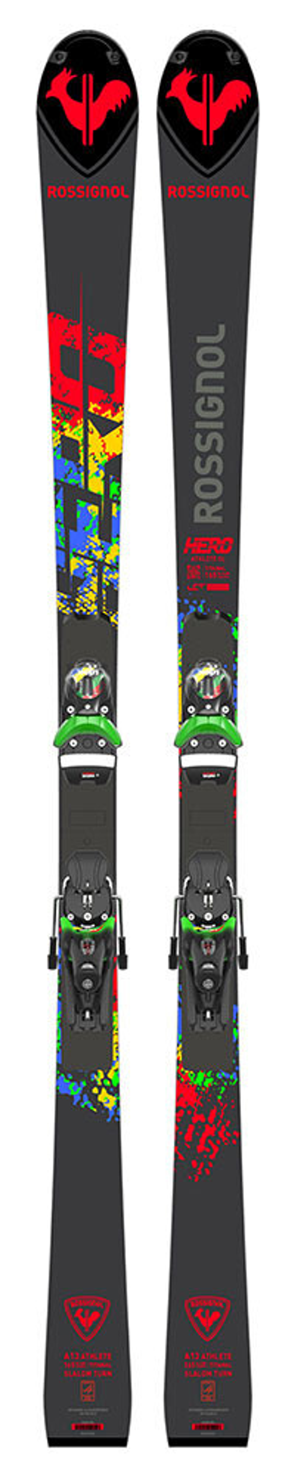 ROSSIGNOL спортцех слалом HERO ATHLETE FIS SL LIMITED EDITION 157 см, 165 см с креплениями  SPX 15 R-race black /с креплениями  SPX 15 R-race HERO SIGNATURE