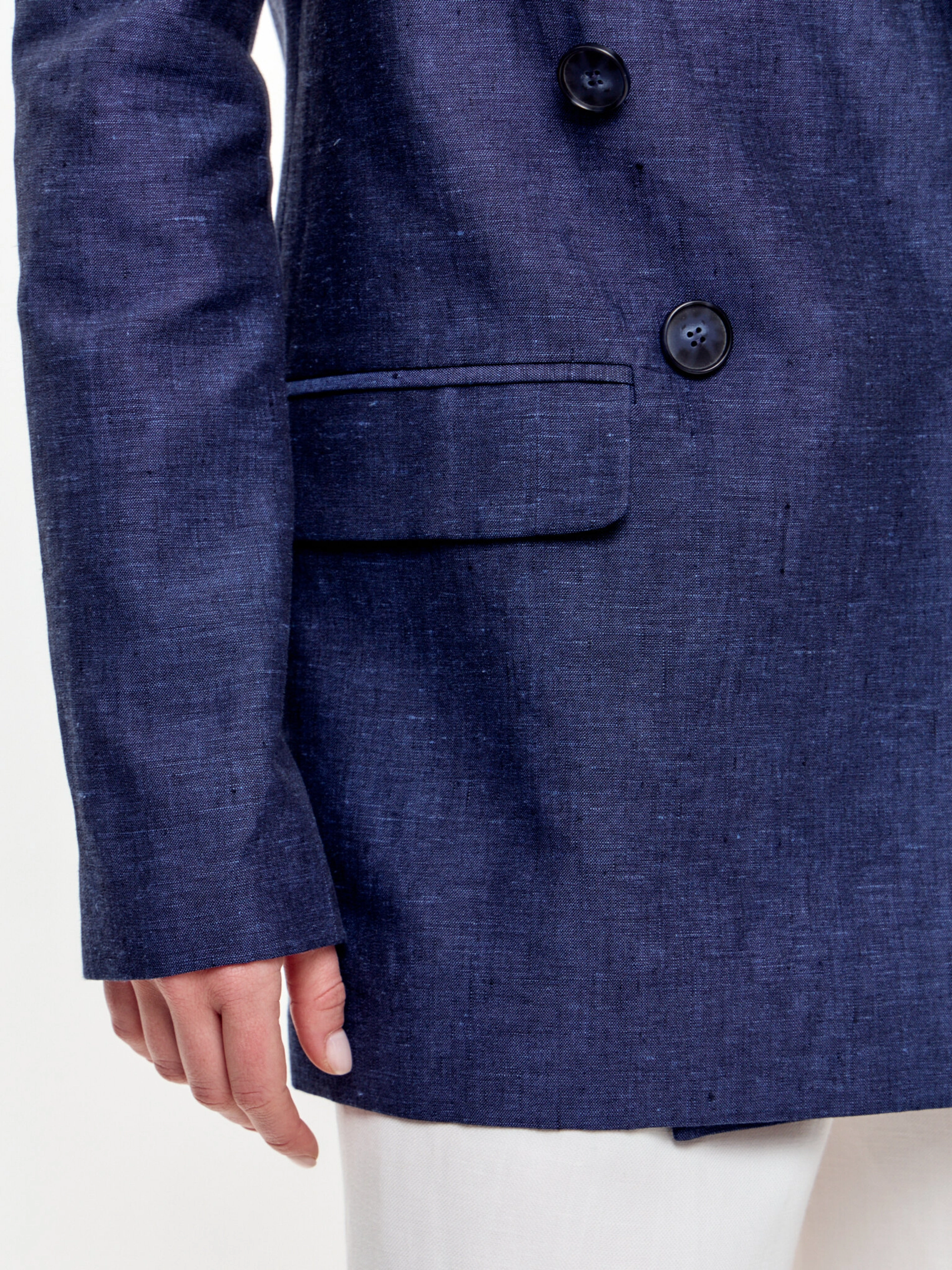 Льняной жакет