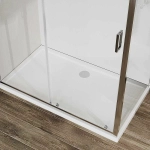 Душевой уголок Vincea City VSR-5CT9011CL 110х90 стекло прозрачное/профиль хром