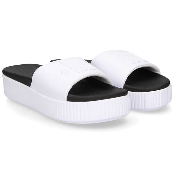Puma Platform Slide Bold SD 'White Black'
