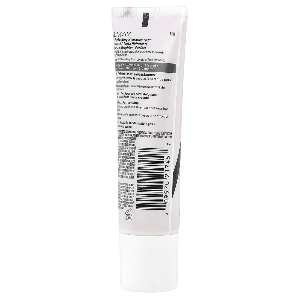 Almay, Skin Perfecting Hydrating Tint™, оттенок 110 Buff, 28 мл (0,94 жидк. унции)