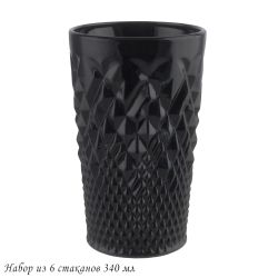 Lenardi 583-009 Набор из 6 стаканов 340 мл в под.уп.(х4)Стекло