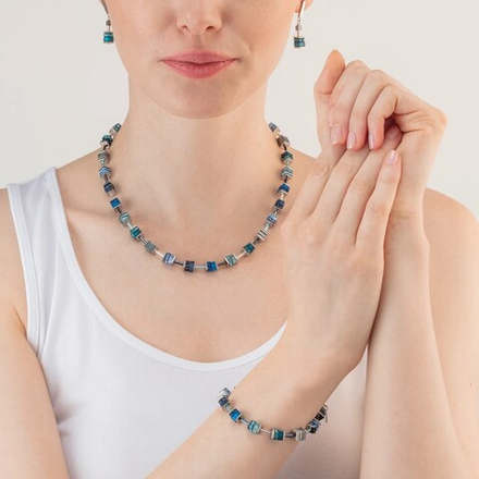 Колье Coeur de Lion Blue 4509/10-0700