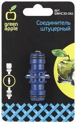 Соединитель штуцерный Green Apple пластик 27981