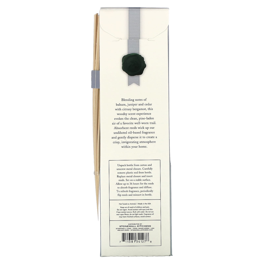 Stonewall Kitchen, Stonewall Home Reed Diffuser, бальзамический древесный бальзам, 120 мл (4,06 жидк. унции)
