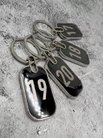 Номерки металлические на ключи (на заказ)