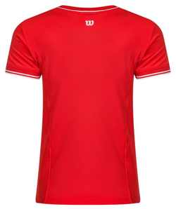 Женская теннисная футболка Wilson Team Seamless T-Shirt - красный