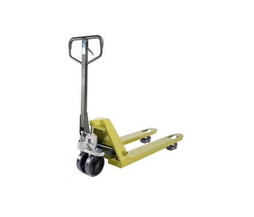 Тележка гидравлическая 2500 кг 1150 мм резиновые колеса и ролики TOR AC (серия J)