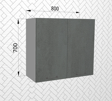 Лофт Бетон темный П 800