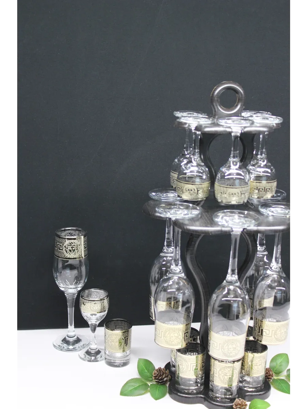 Барный набор 18 предметный с Бокалом