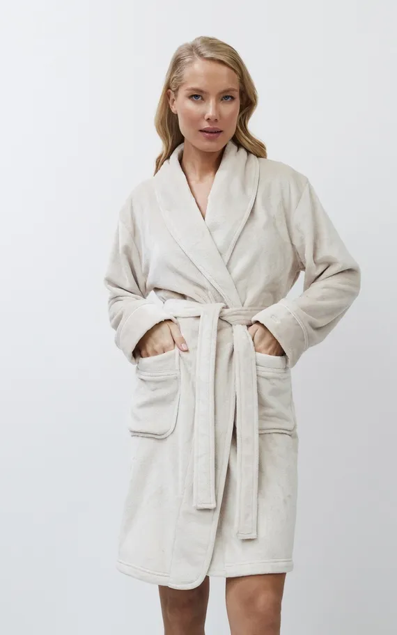 EVA BEIGE (CREME) Халат женский