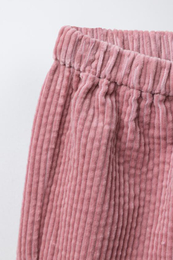 ZARA БРЮКИ ИЗ ПЛОТНОГО ВЕЛЬВЕТА, РОЗОВЫЙ