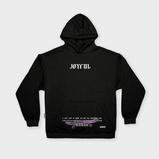 Худи КУЛЬТУРА "Joyful" (чёрный)