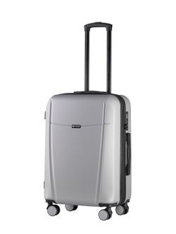 Чемодан Bonle размер М Серебристый