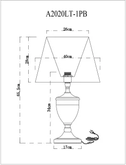 Декоративная настольная лампа Arte Lamp RADISON