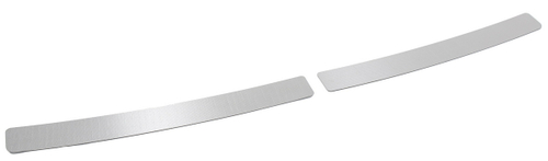 Накладки на задний бампер Rival для Kia Soul II рестайлинг 2017-2019, нерж. сталь, 2 шт., NB.2812.1