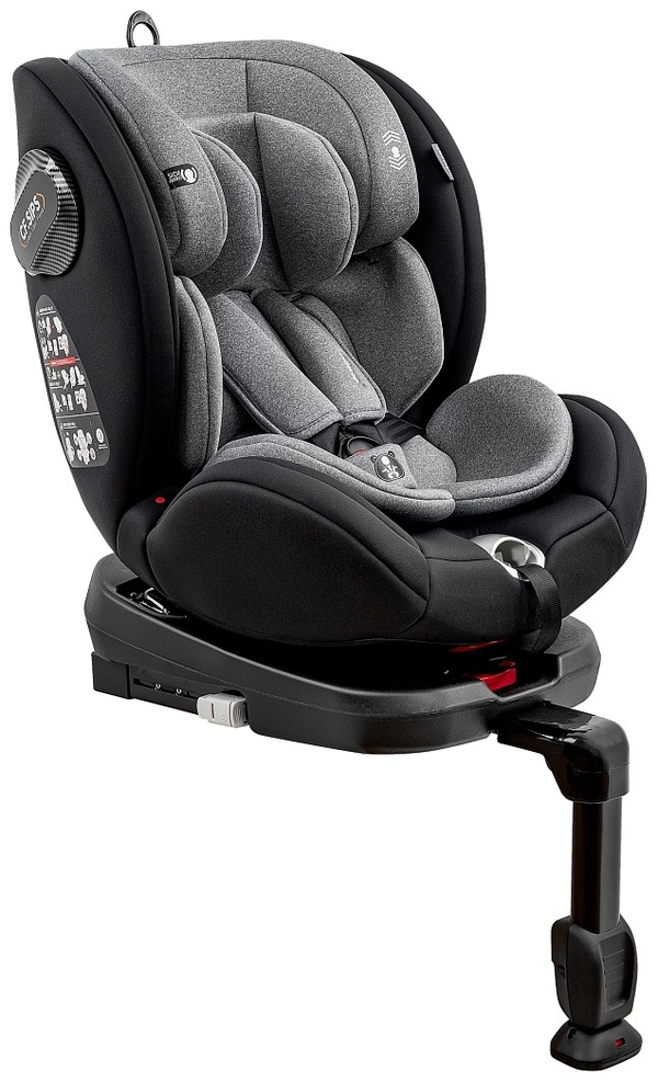 Pituso Удерживающее устройство для детей 0-36 кг Roys, Dark grey+black Inlay/Темно-серый+черн вклад