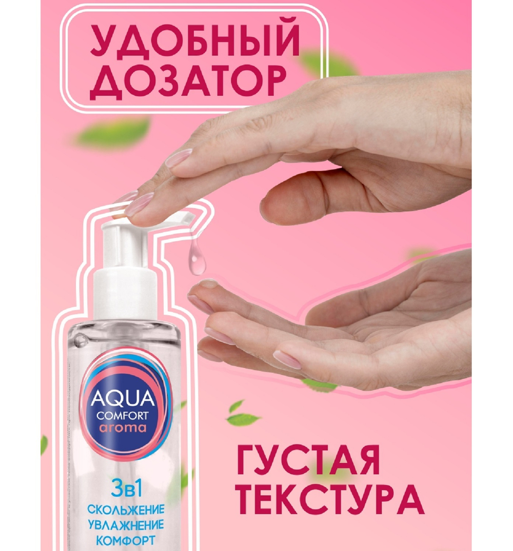 Лубрикант на водной основе Aqua Comfort Aroma персик 195 мл