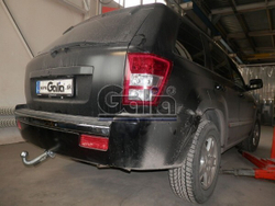 Фаркоп оцинкованный Galia J006C для Jeep Grand Cherokee WK 2005-2010, Jeep Commander 2006-2010(паспорт и сертификат в комплекте)(без электрики)