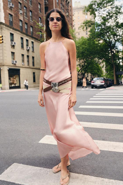 ZARA КОЖАНЫЙ РЕМЕНЬ, КОРИЧНЕВЫЙ