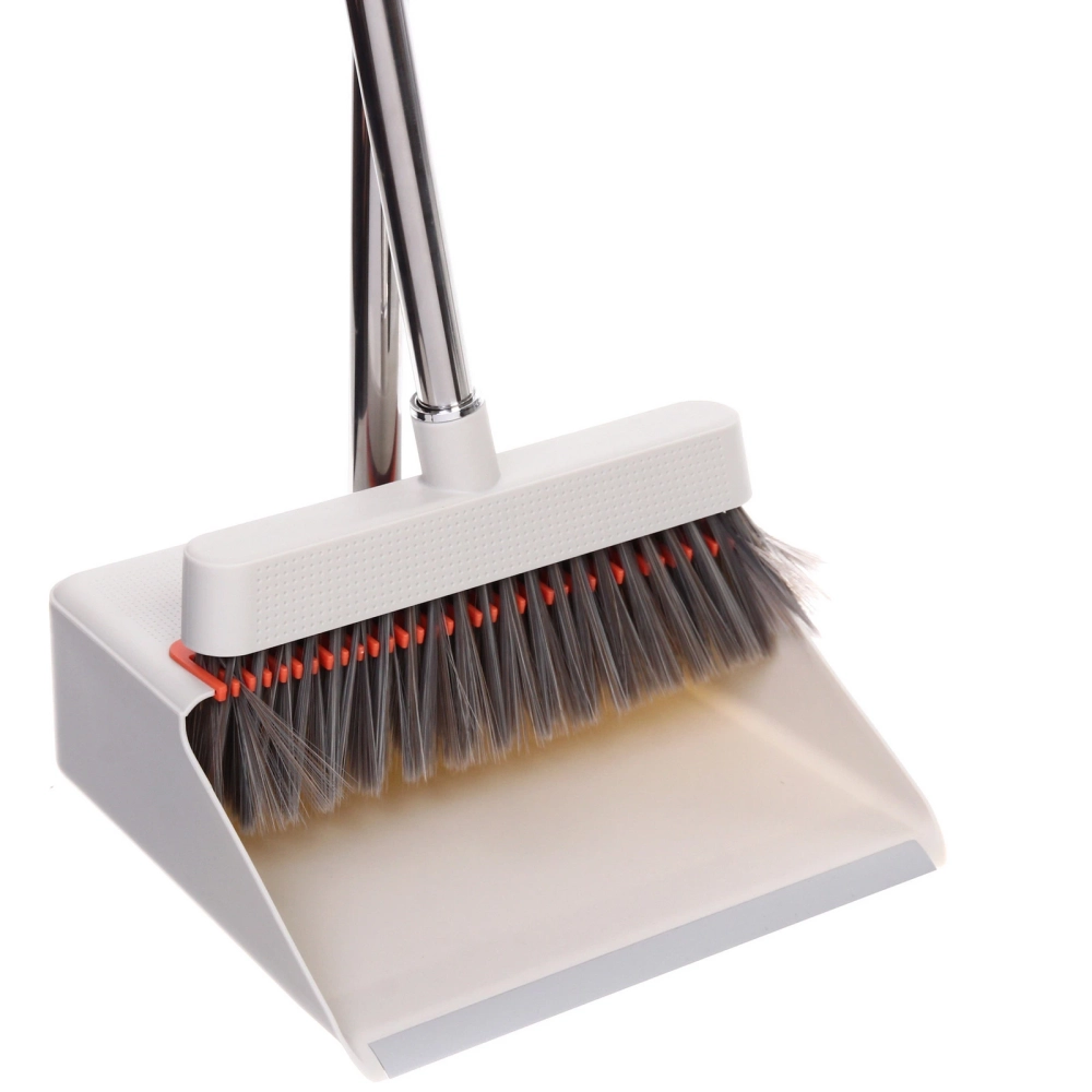 Набор для уборки, щетка для пола с совком «Люкс» белый 1130