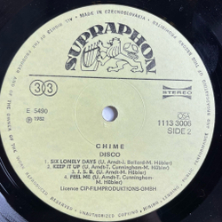 Винтажная виниловая пластинка LP Сбооник Диско Chime Disco (Чехословакия 1982)