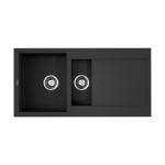 Мойка Omoikiri Sakaime 100-2-BL Tetogranit | Черный