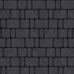 Тротуарная плитка КЛАССИКО - Стоунмикс Черный, комплект из 3 видов плит