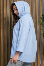 Блуза Юджин (голубая) Б13395-18М LT Collection