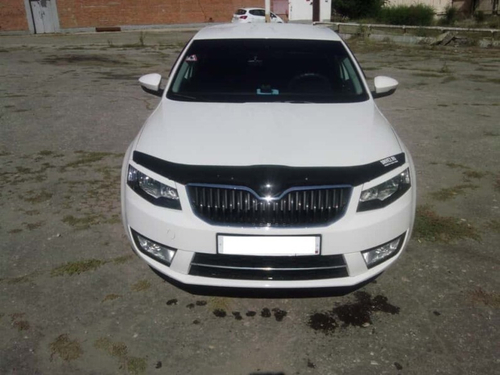 Дефлектор капота Skoda Octavia A7 2013  г.в. (VIP Tuning)