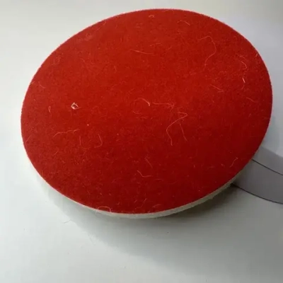 Диск круг 150 мм за 1 шт полировальный из натурального войлока под липучку фетровый